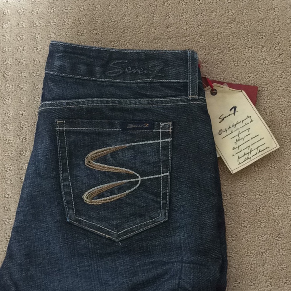 Seven 7 premium denim "Straight" ladies Jean sz 10