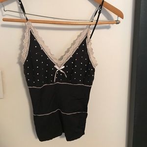 Adjustable sexy tank laungerie.