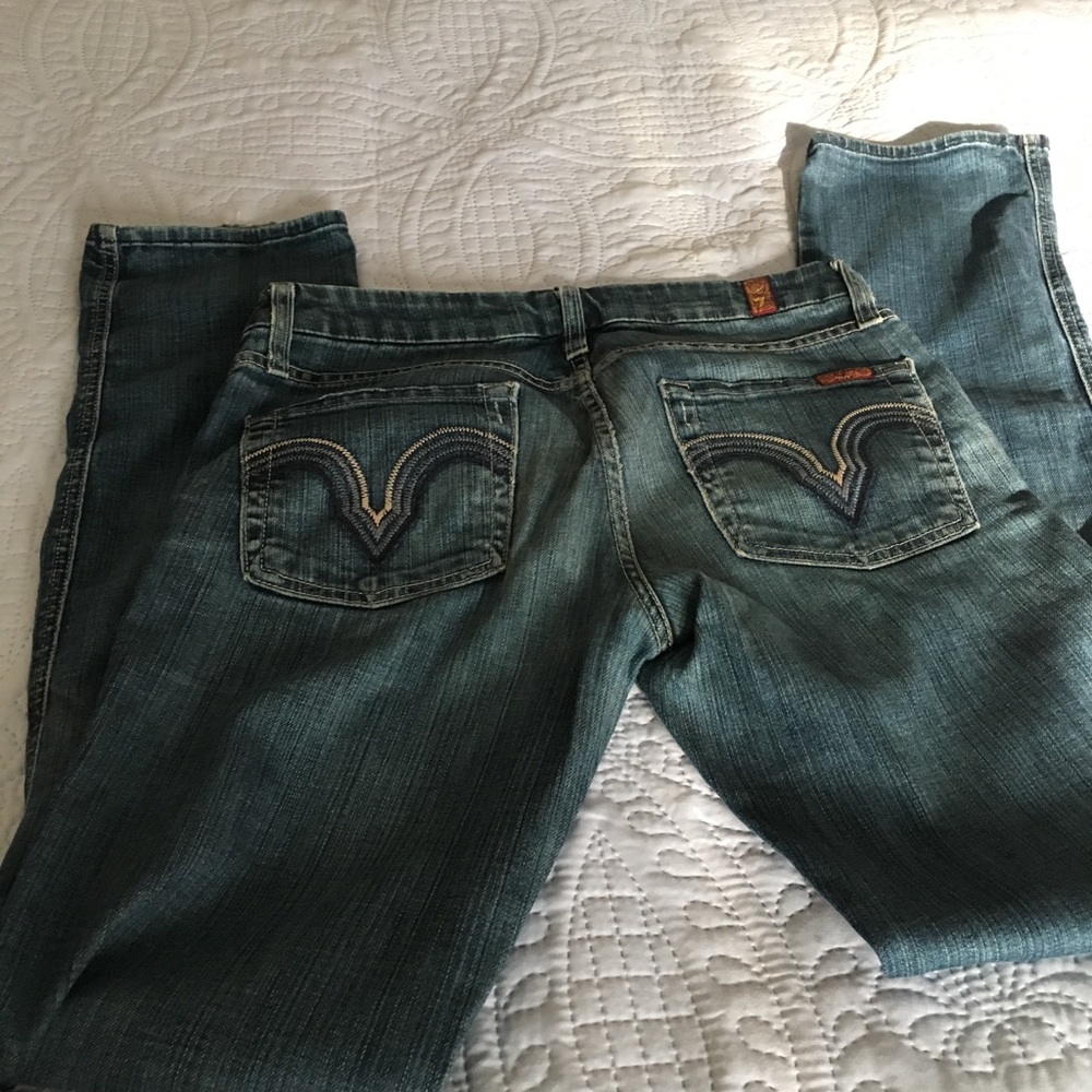 7 For Mankind denim jeans.