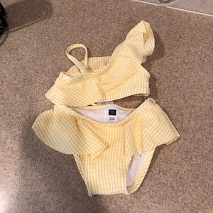 NWT Janie & Jack Baby Girl Ruffle Bathing Suit