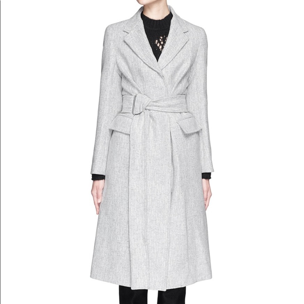 3.1 Phillip Lim Grey Wool Coat