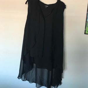 BNWT black tunic style tank top