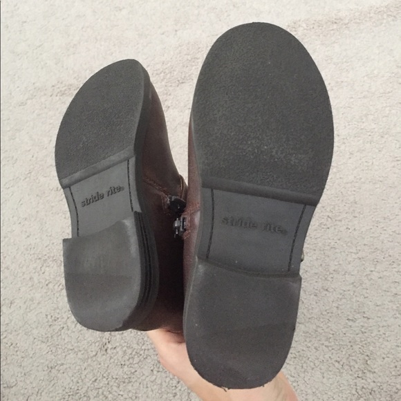 Stride rite faux leather brown tall boots size 9.5 - Picture 7 of 7