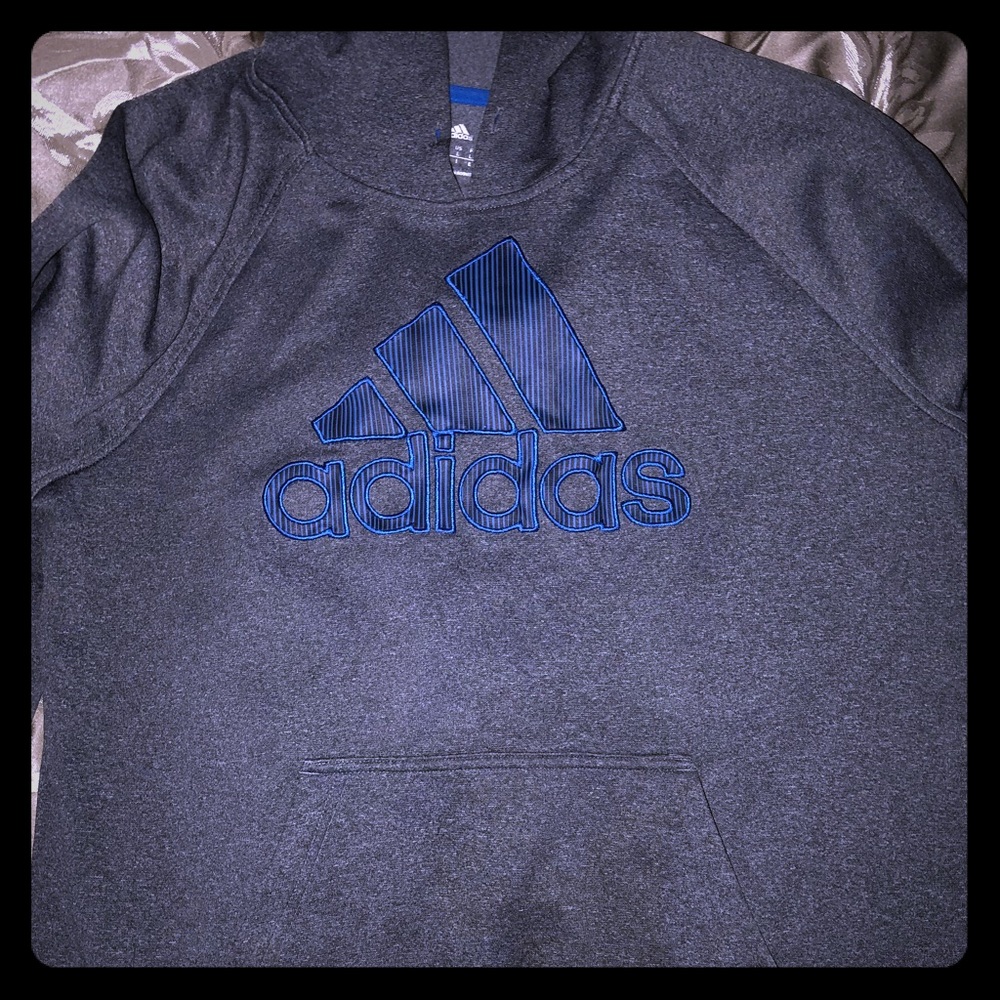 EUC MENS SIZE LG ADIDAS HOODIE