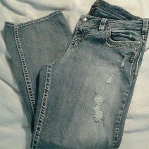 Silver jeans