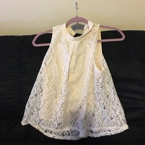 Lace tank top