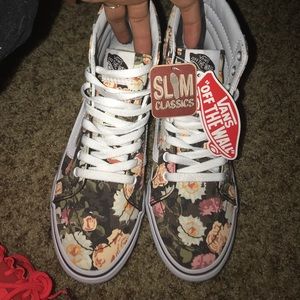 NEW vans abstract floral