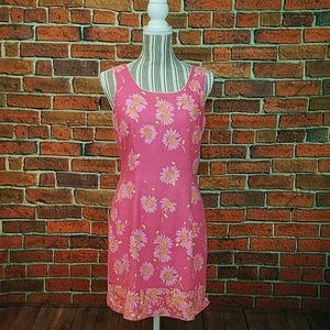 Lilly Pulitzer butterfly daisy sleeveless  dress