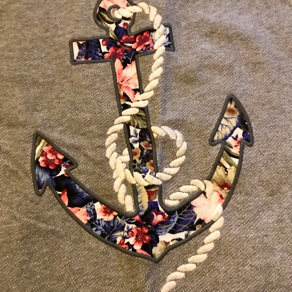JCrew short sleeve anchor sweatshirt - Picture 2 of 2