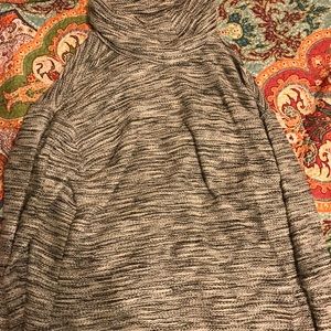 Long cowl neck sweater