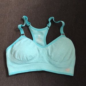 Blue New Balance Sports Bra
