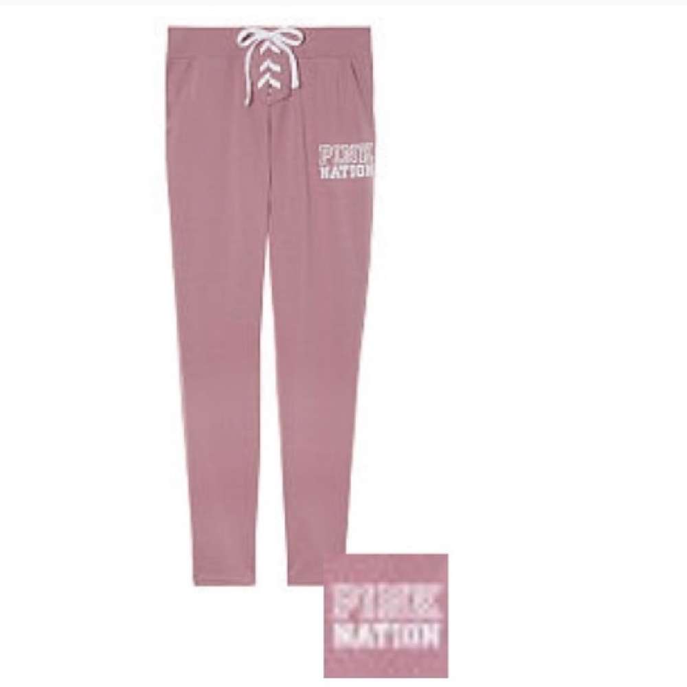 Lace Up Begonia Pants (L)