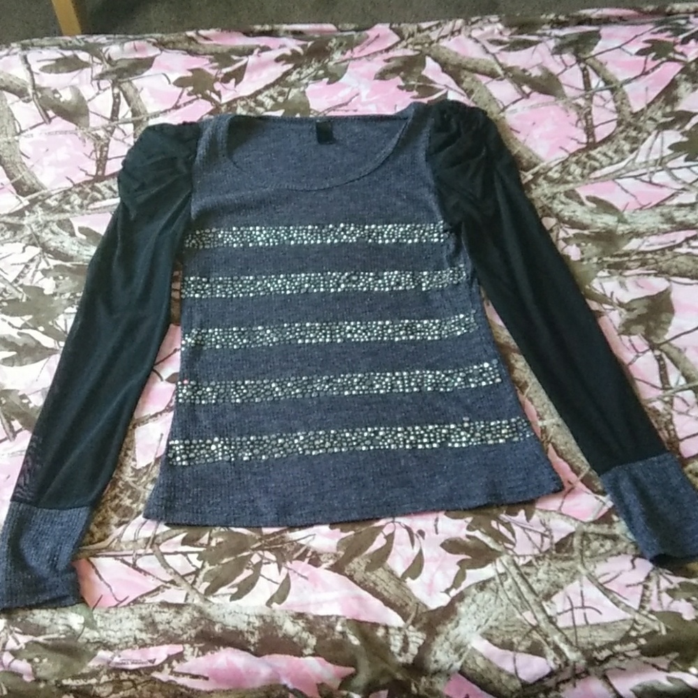 Swetshirt Tops With Citro Arms