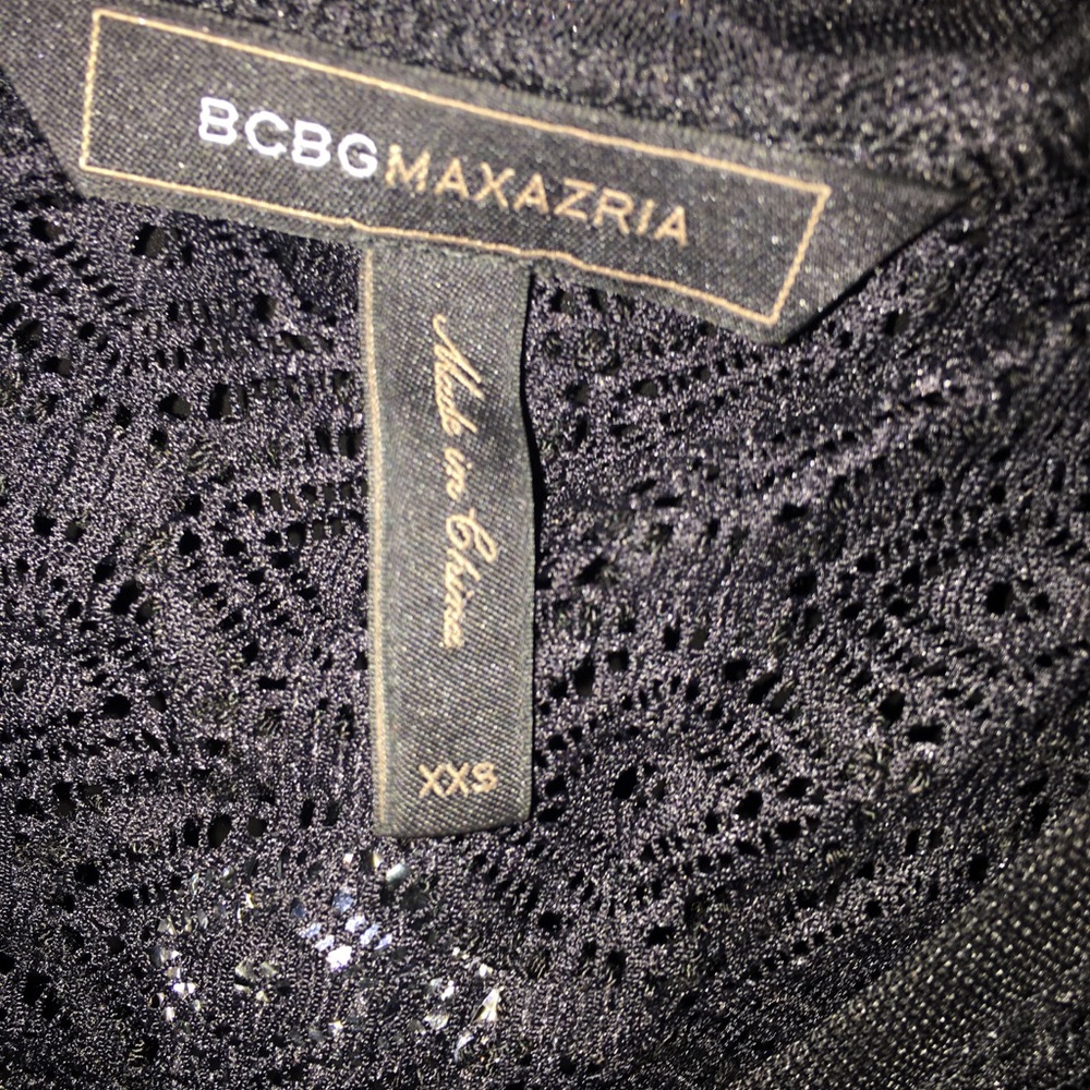 BCBG Max Azria Diamond Lace Fringe Top - Picture 7 of 7