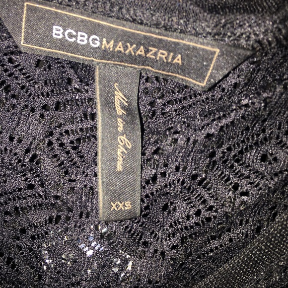 BCBG Max Azria Diamond Lace Fringe Top - Picture 7 of 7