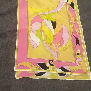 Emilio Pucci silk scarf
