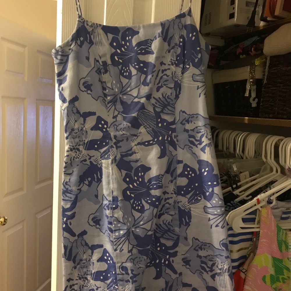 Lilly Pulitzer white label tiger Lilly dress