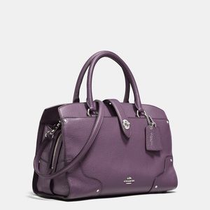 Coach Plum Mercer Satchel