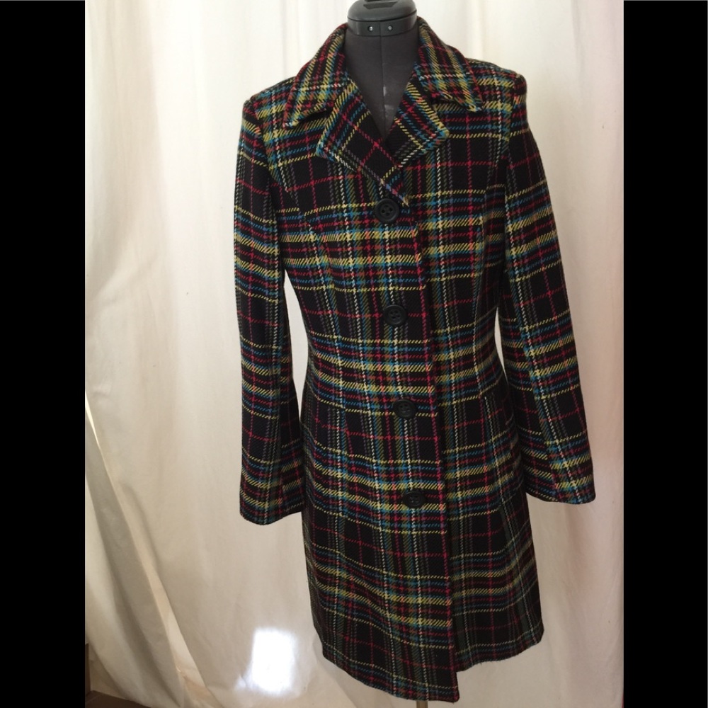 Wool type trench coat