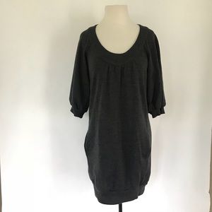 Vince charcoal gray wool dress with pockets!
