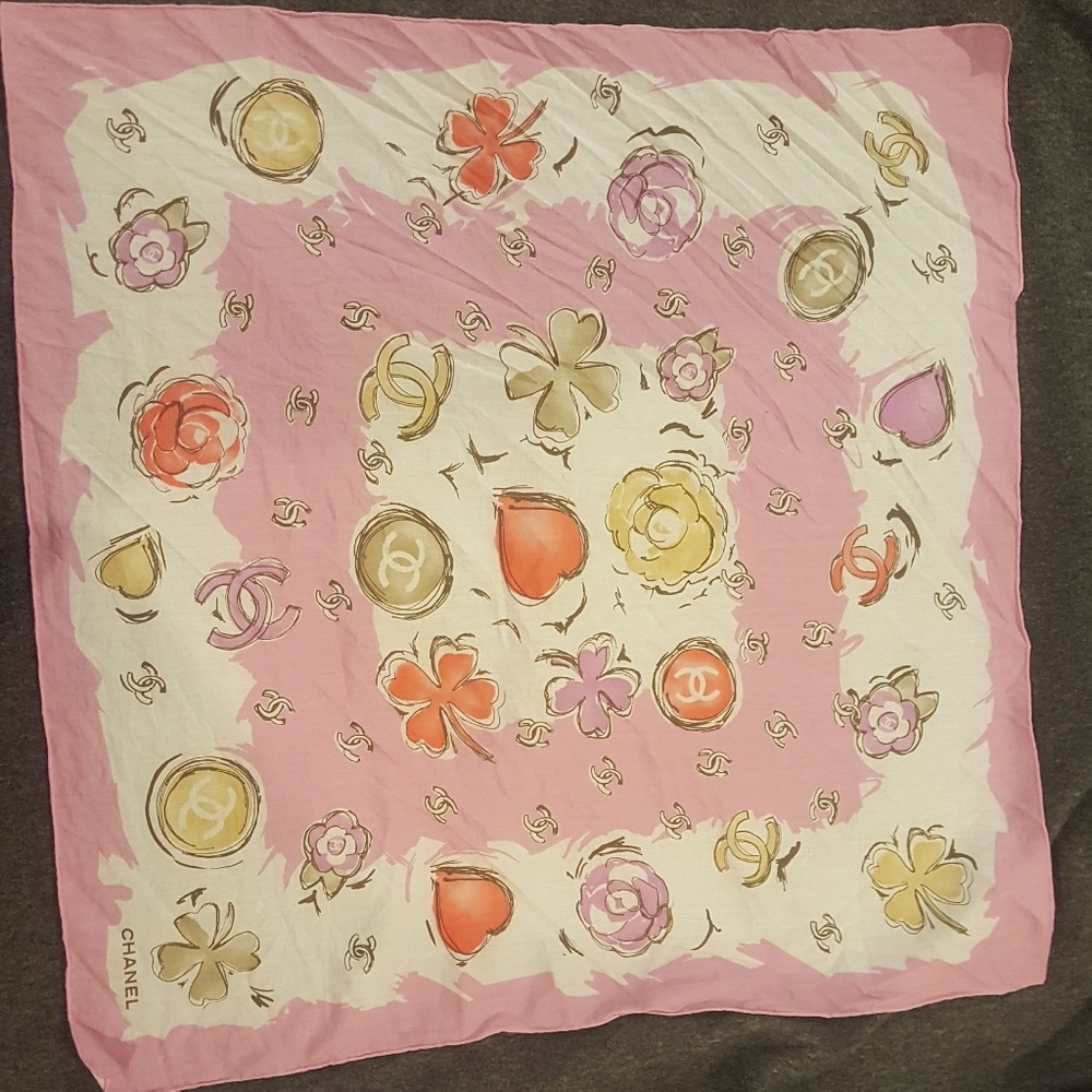 Chanel scarf authentic