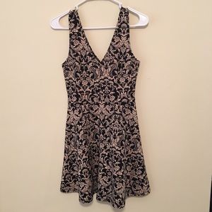 Paisley printed dress