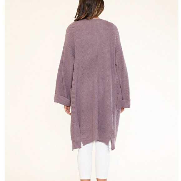 FLASH SALE! HP Mauve Long Cardigan - Picture 4 of 5