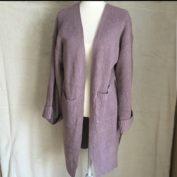 FLASH SALE! HP Mauve Long Cardigan - Picture 5 of 5