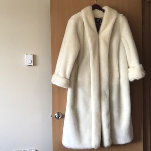 Faux fur coat