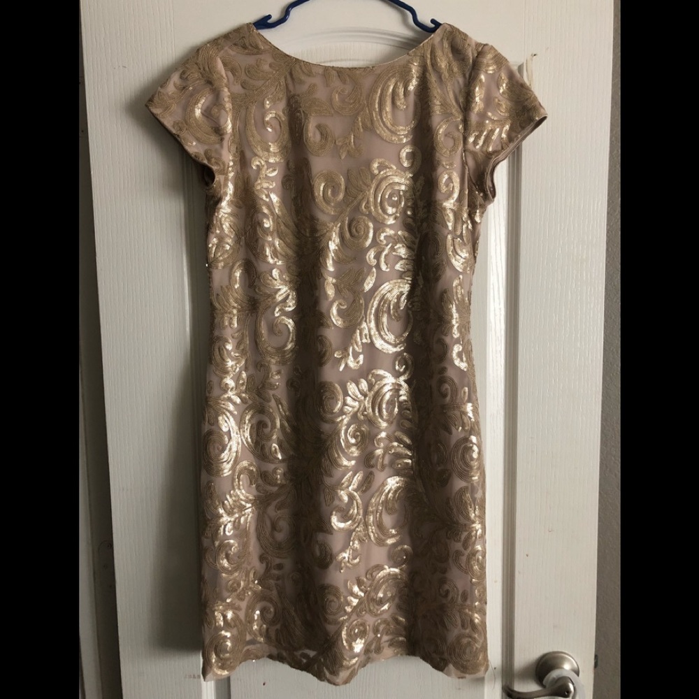 Gold dress