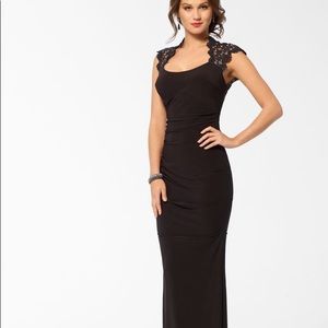 Gently worn black cache gown - size 0