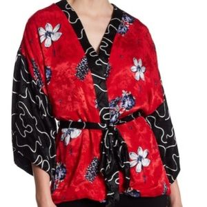Topshop floral kimono jacket