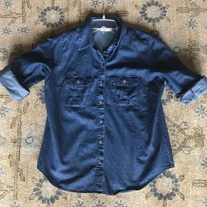 Button Down Jean Shirt