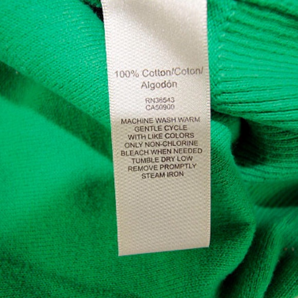 Van Heusen Kelly Green V Neck Sweater XS. - Picture 3 of 3
