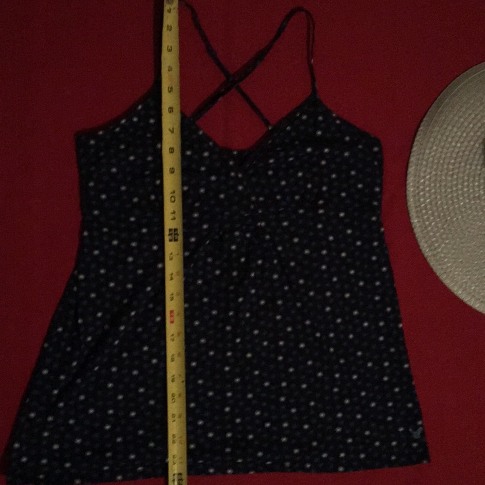 AEO Navy Tank with Blue and White Star Design - Picture 4 of 4