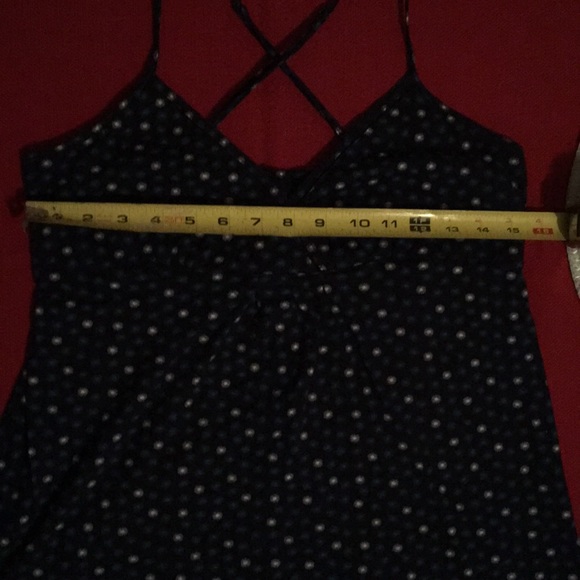 AEO Navy Tank with Blue and White Star Design - Picture 3 of 4