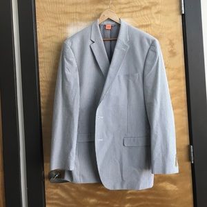 Men’s seersucker sports coat
