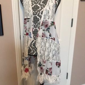 Lace Rose Vest