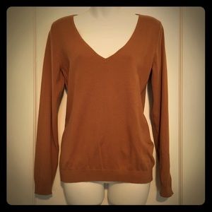 H&M V-Neck Golden Sweater