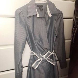 Banana Republic  Stripe wrap-belt shirtdress