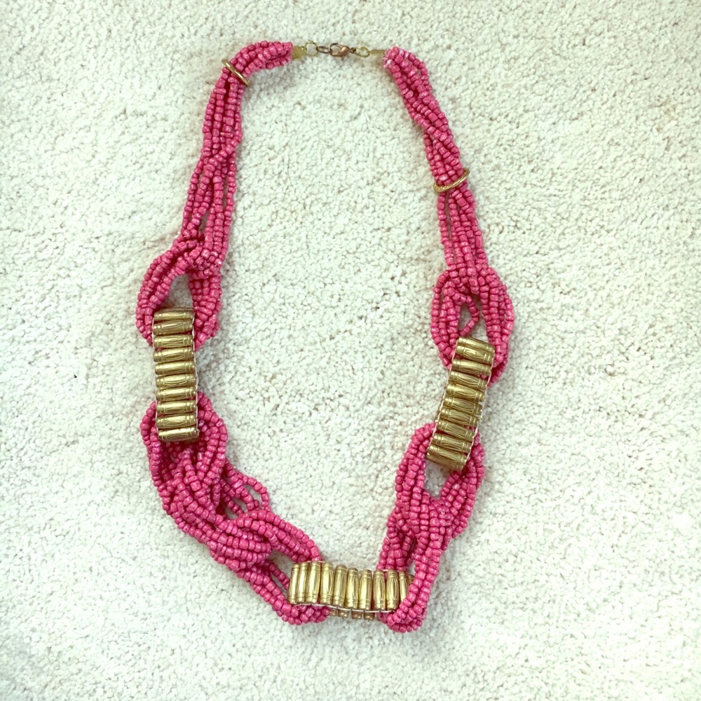 Beaded Statement Necklace