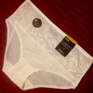 Bali White Satin Panties