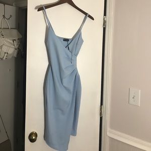 Beautiful baby blue fitting dress