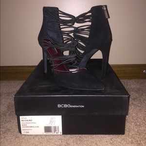 BCBGeneration CALIKO black suede heels. Brand new.