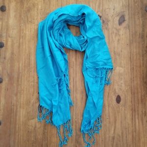 Teal Pashmina Scarf