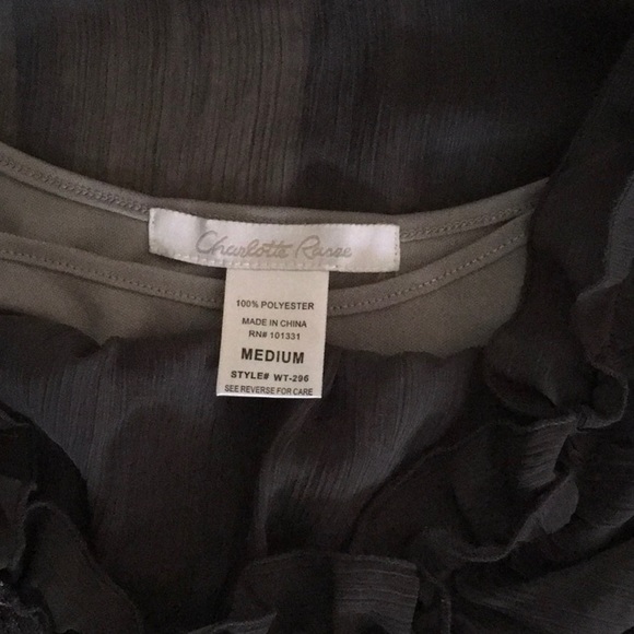 Charlotte Russe Ruffle Top - Picture 7 of 8