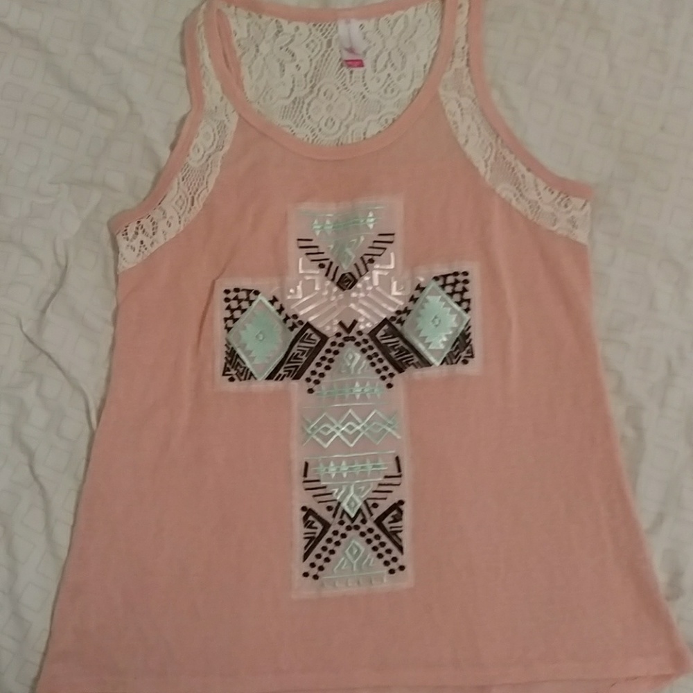 Pink tank top