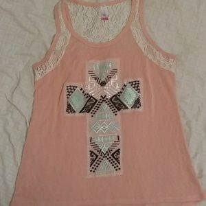 Pink tank top