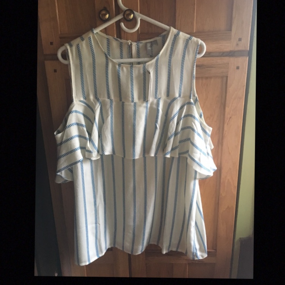 🌺ASOS COLD SHOULDER BLOUSE, SZ 12🌺
