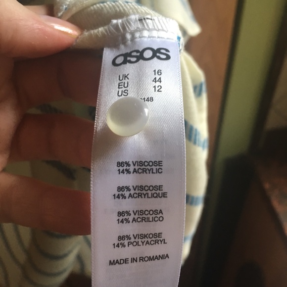 🌺ASOS COLD SHOULDER BLOUSE, SZ 12🌺 - Picture 6 of 6